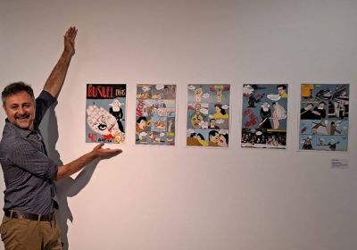 Recogemos el premio Concurso de Comic sobre Luis Buñuel