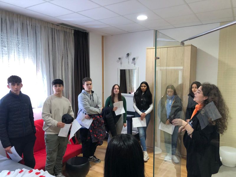 visita a los centros de huesca visita a los centros de huesca